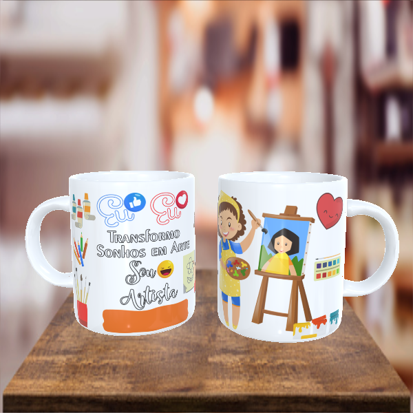 Caneca Personalizada Profissão sou Artista