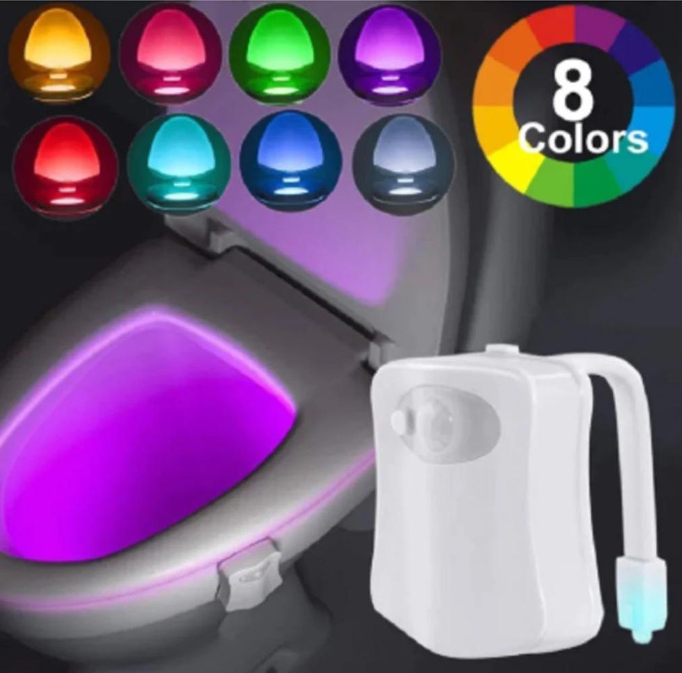 Iluminação Inteligente Banheiro Sensor Movimento Luz Led Vaso Sanitário