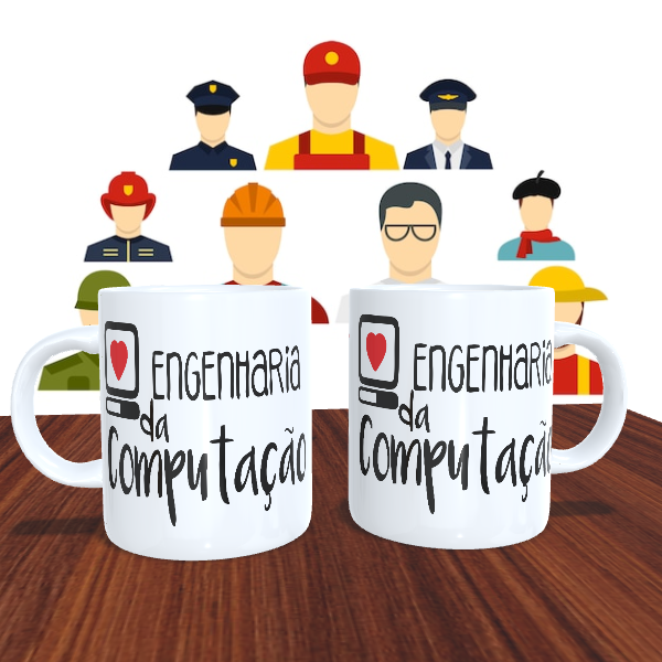 Caneca Personalizada Profissão Engenharia da Computação n° 1