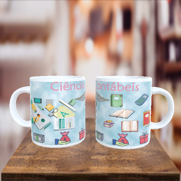 Caneca Personalizada Profissão Ciências Contábeis N° 1