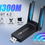 Miniatura: Adaptador 2 Antenas Usb 3.0 Wifi Ac1300 Dual Band 5GHz 1300 mbps