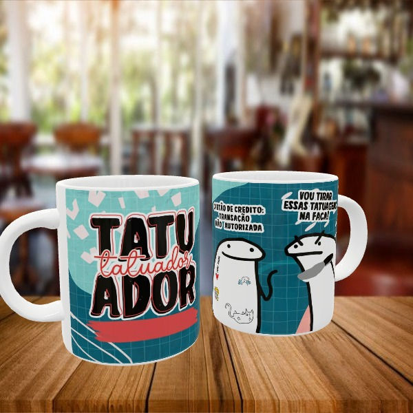 Caneca Personalizada Flork Profissão Tatuador