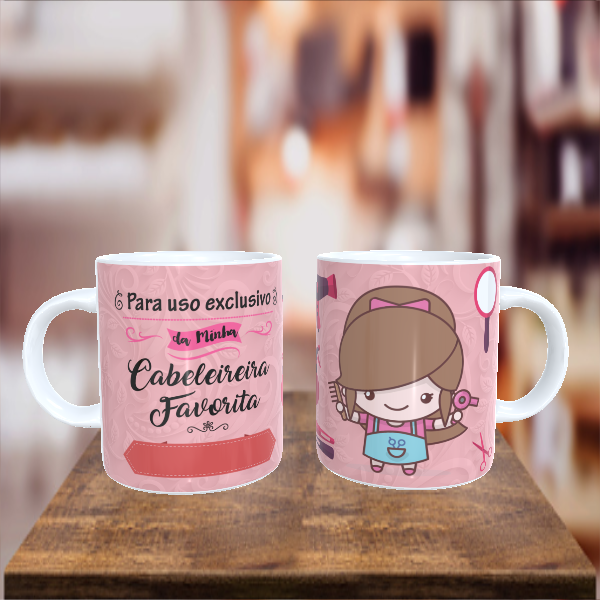 Caneca Personalizada Profissão Cabeleireira N°4