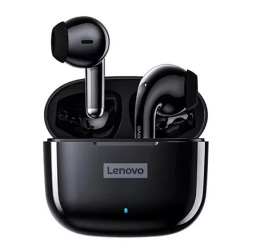 Fone de Ouvido sem Fio Gamer Lenovo LP40 Pro Bluetooth 5.1 Cor Preto