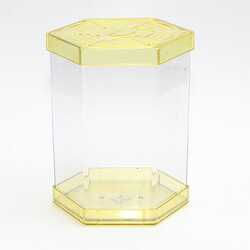 Aquário Beteira Sextavada 1 Litro R528 Cor Amarelo