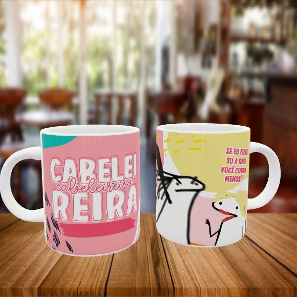 Caneca Personalizada Flork Profissão Cabeleireira