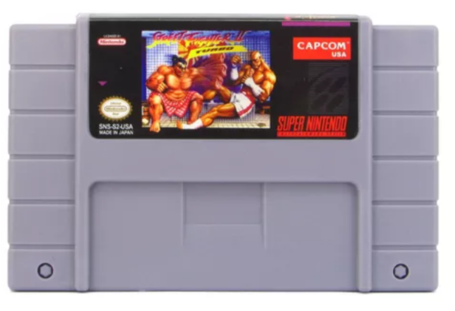Jogo Retro Video Game Super Nintendo Street Fighter 2 Turbo