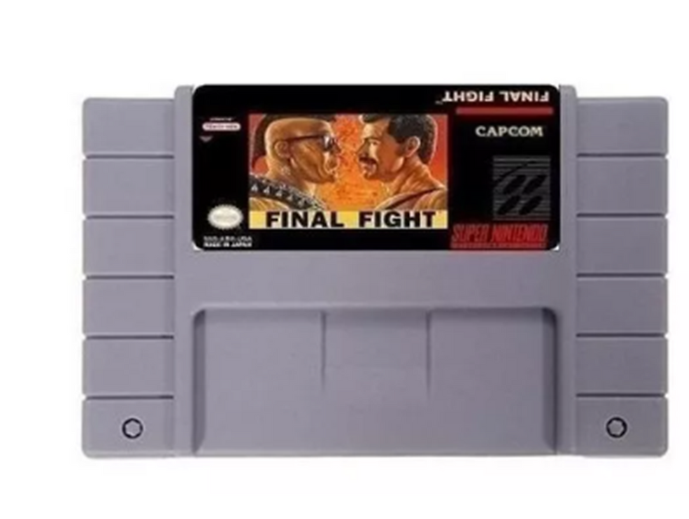Jogo Retro Video Game Super Nintendo Final Fight