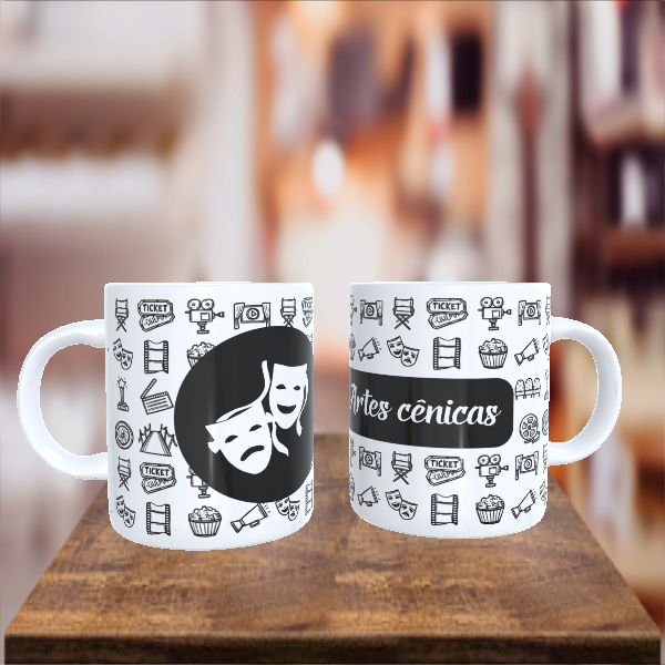 Caneca Personalizada Profissão Artes Cênicas 1
