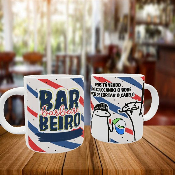 Caneca Personalizada Flork Profissão Barbeiro
