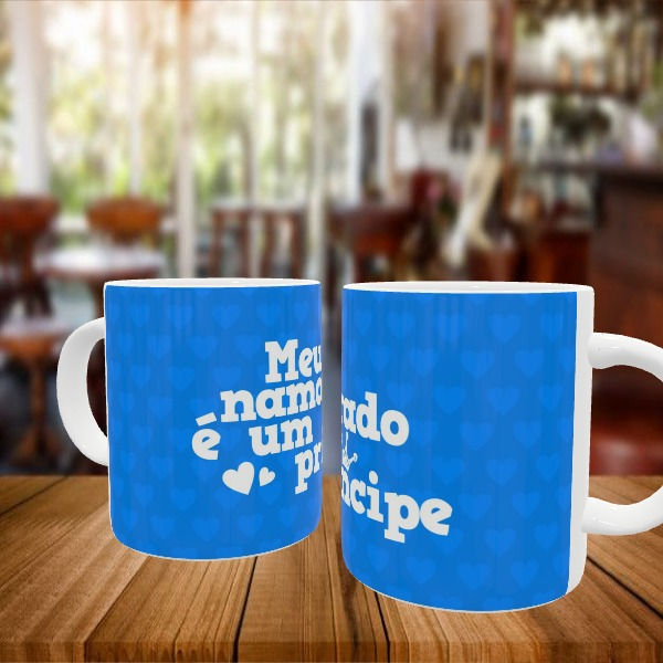 Caneca Personalizada Meu Namorado é um Príncipe