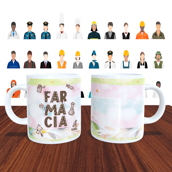 Caneca Personalizada Profissão Farmácia n° 5