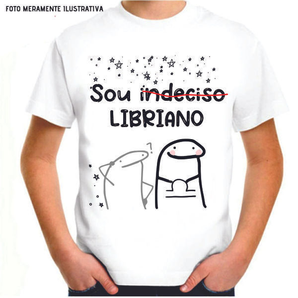 Camisa Personalizada Masculino Flork Signo Libra