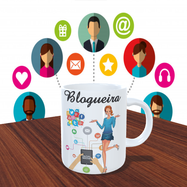 Caneca Personalizada Profissão Blogueira