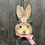 Thumbnail: 8"H X 4.5"W BUNNY HEAD ORN W/FLOWER/BOW