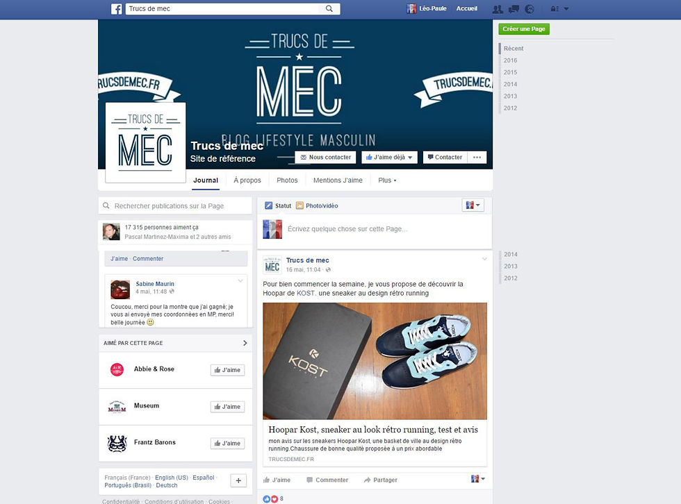 Trucs de Mec facebook 17 05 16