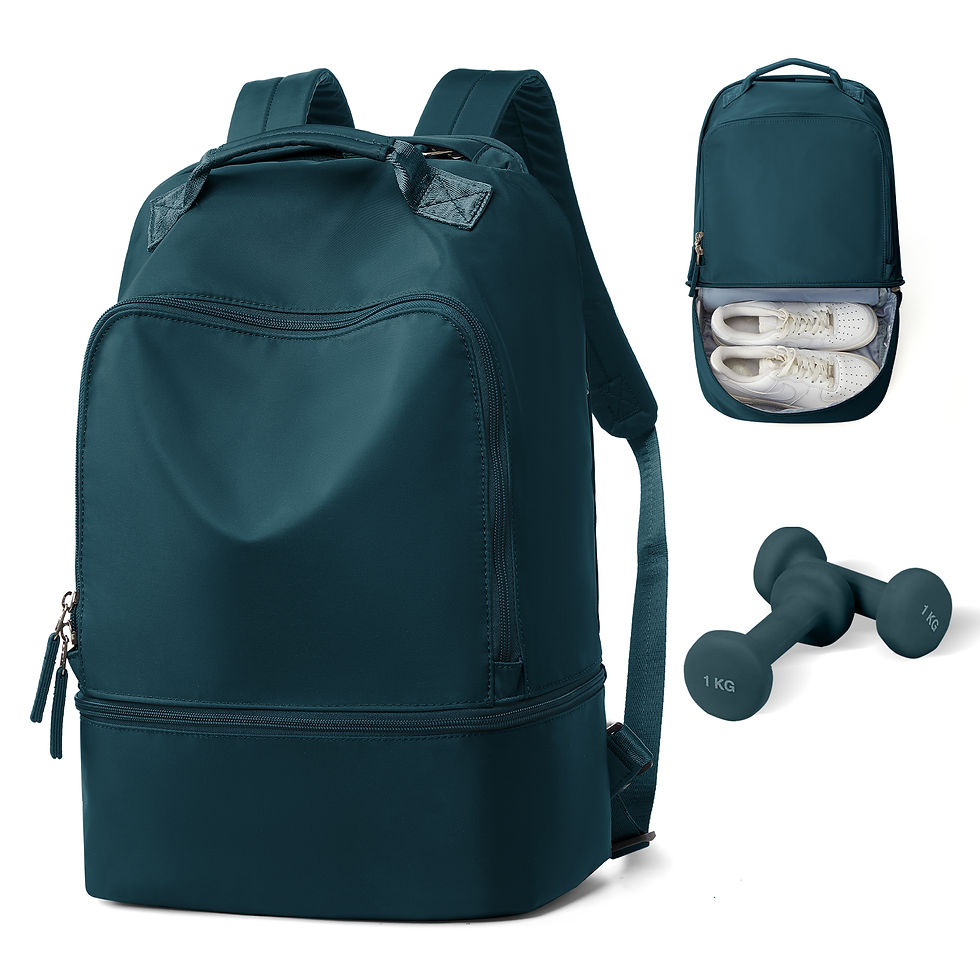 Thumbnail: Gym Bag for Women，Personal Item Travel Bag With Shoe Compartment Travel Backpa