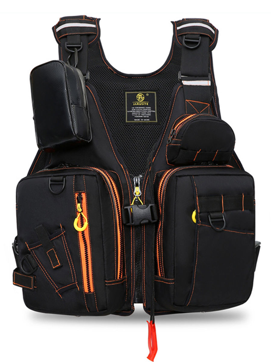 Thumbnail: multi-functional life jacket vest for outdoor fishing, a must-have for safety. M