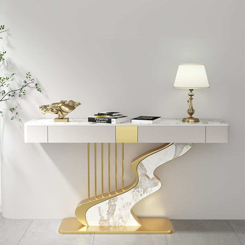 Thumbnail: Salon Grade Beauty Console Table Multifunctional Lounge Entryway Table Thickened