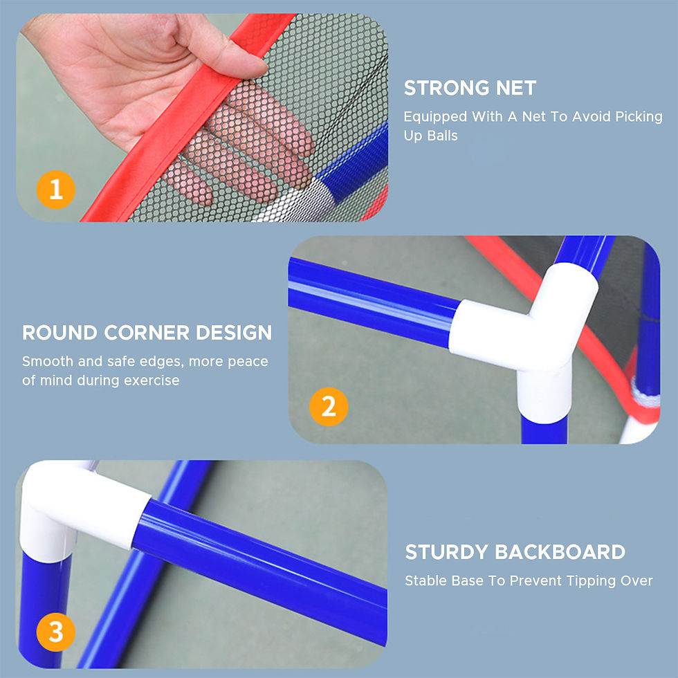 Thumbnail: Basketball Game Set Kids Basketball Hoop for Indoor Outdoor with 4 Balls 88cm to