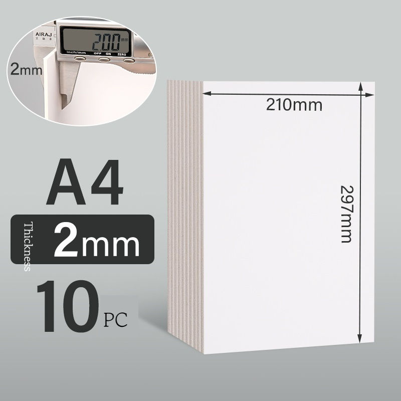 Thumbnail: White Card Paper A4 High Quality Thickened Hard A5 Paperboard Diy Blank Postcard