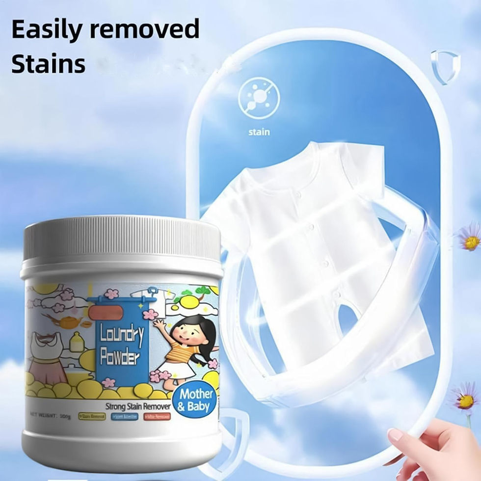 Thumbnail: Laundry Detergent Powder 500g Natural Super Concentrated Stain Remover Deep Clea