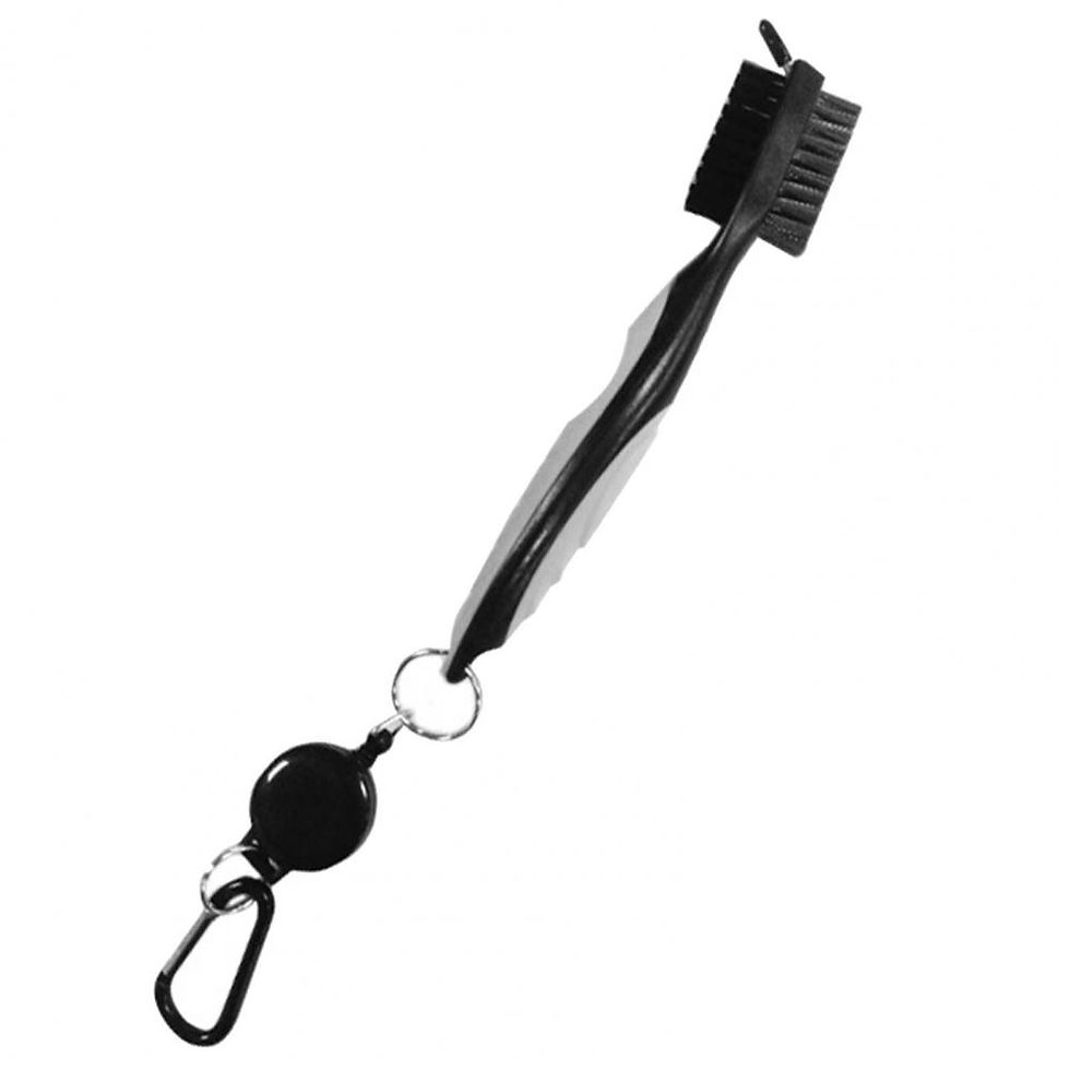 Thumbnail: Club Cleaning Brush Golf Club Brush Golf Grooves Cleaning Brush 2 Sided Golf Put
