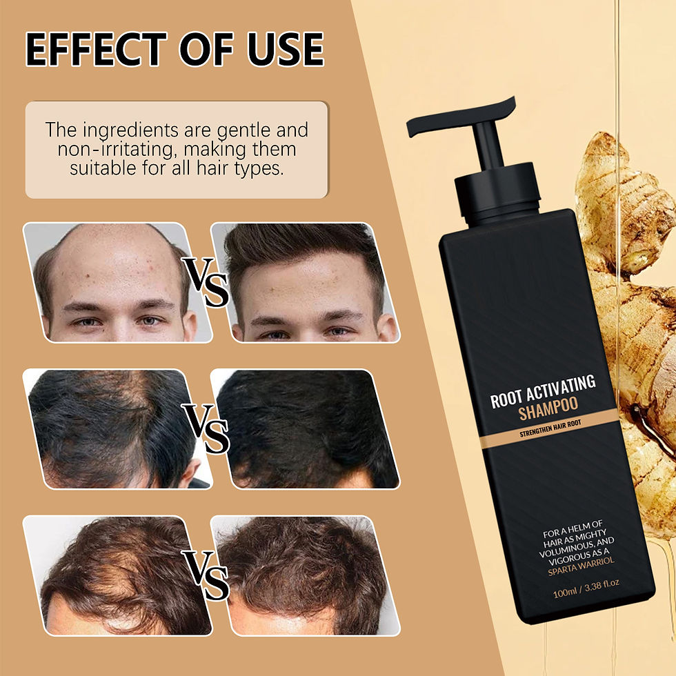 Thumbnail: Men Shampoo Scalp Care Shampoo Deep Cleansing Ginger Licorice Volumizing Daily H