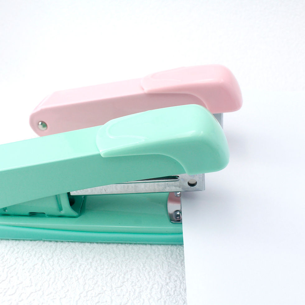 Thumbnail: Stapler, Staple Remover, and Staple Set - A Handy and Stylish Desktop Stapler, P