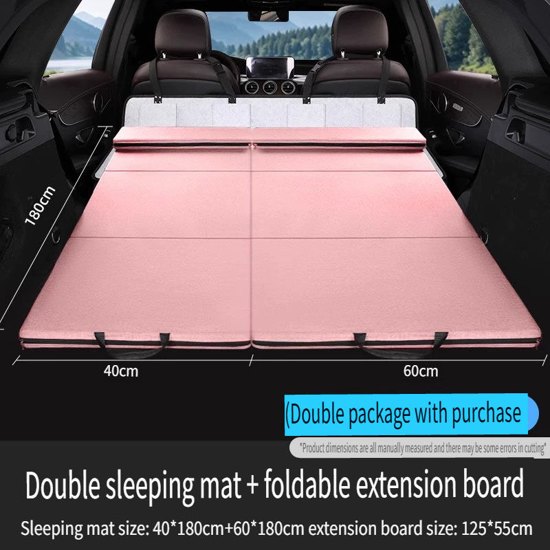 Thumbnail: Car Travel Bed Folding Bed Non Inflatable Camping Bed Office Rest Mat With Pillo