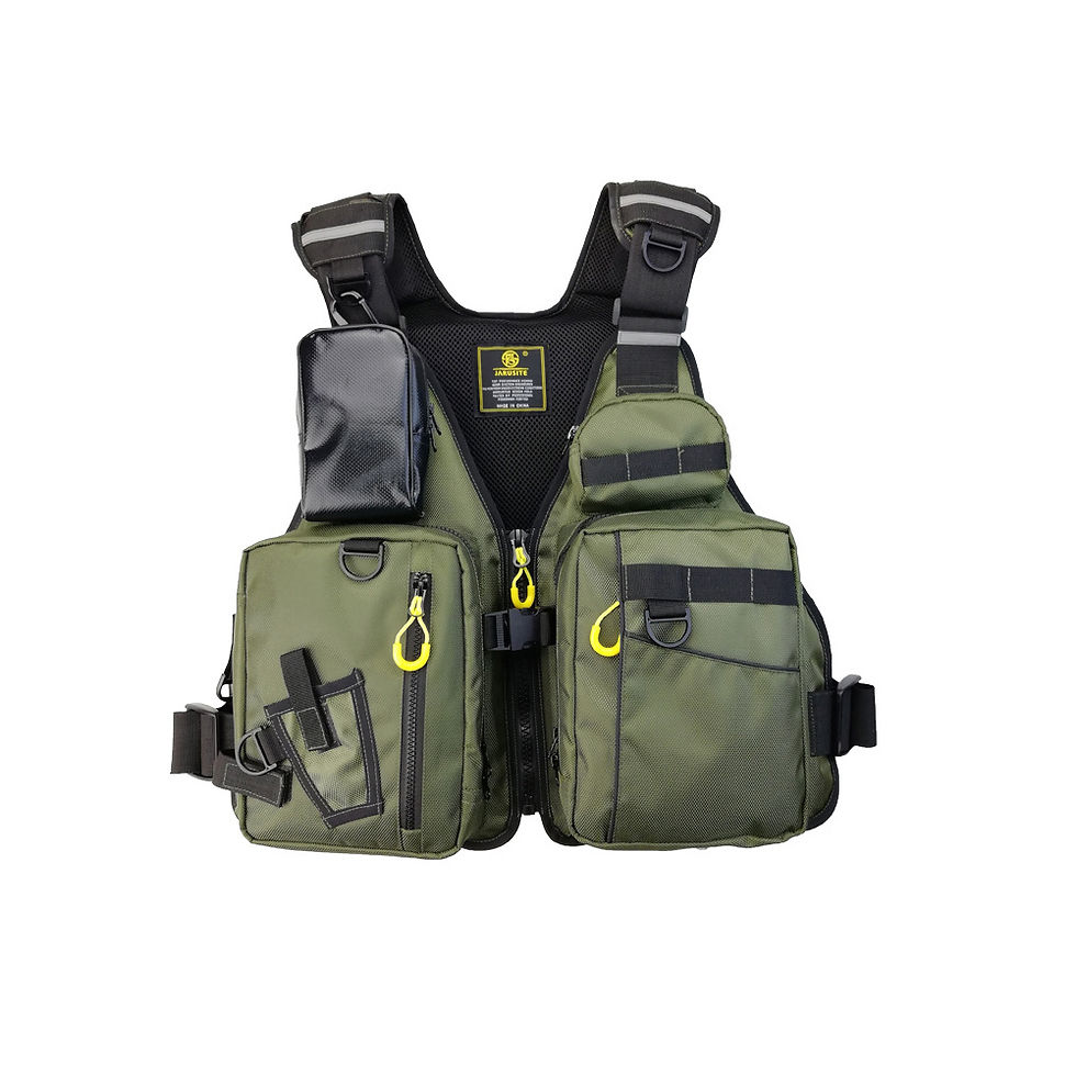Thumbnail: multi-functional life jacket vest for outdoor fishing, a must-have for safety. M