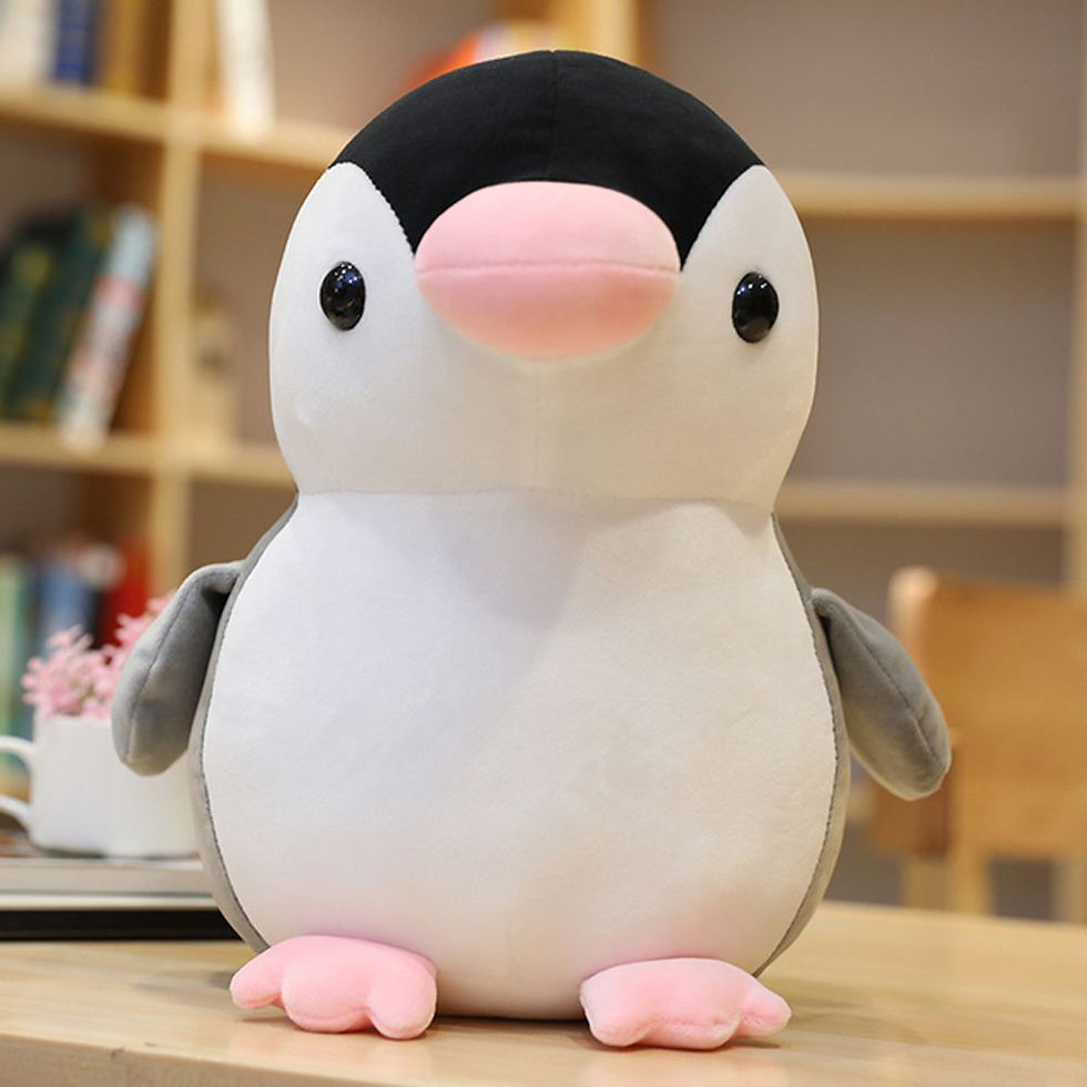 Thumbnail: Pillow Cute  Pillow Cartoon Appease  Soft  Accompany    Stuffed  Penguin  Stuffe