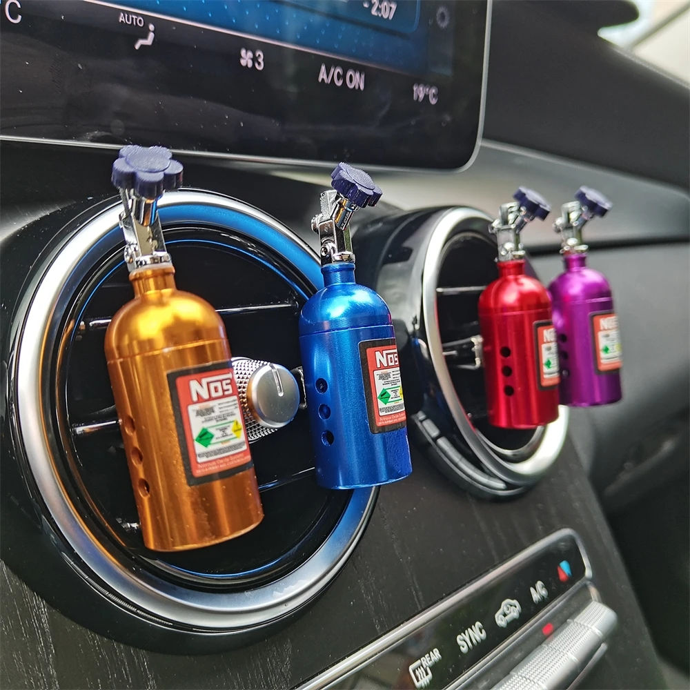 Hot Sale Car Air Freshener NOS Nitrogen Bottle Air Vent Aromatherapy Auto Aroma