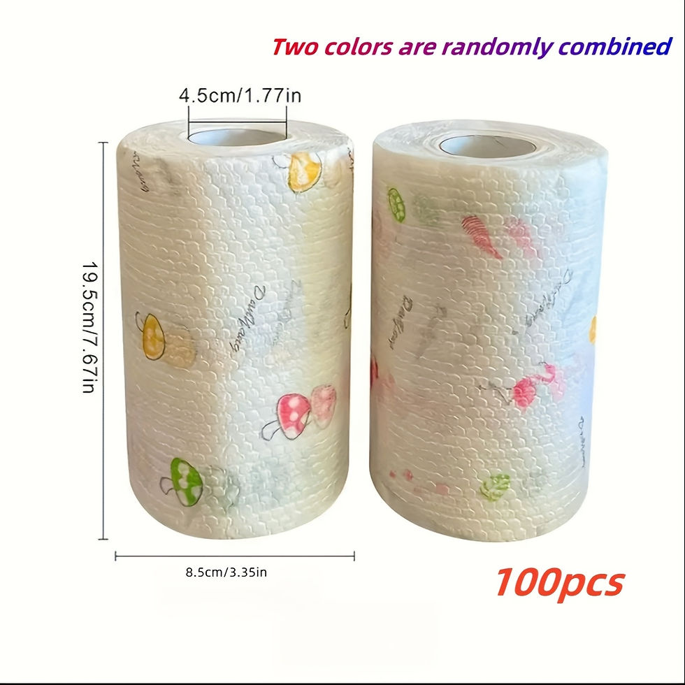Thumbnail: 1roll Absorbent, Thick-Cotton Kitchen Paper Towels-Kitchen Paper Towels | Playfu