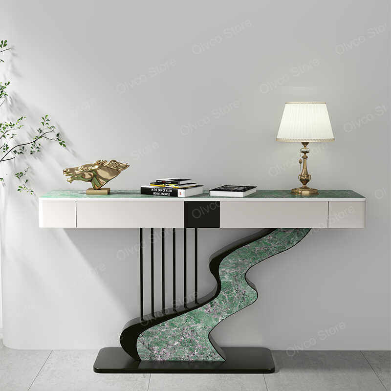 Thumbnail: Salon Grade Beauty Console Table Multifunctional Lounge Entryway Table Thickened