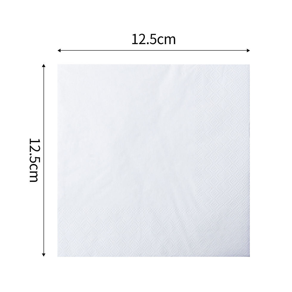 Thumbnail: 100pcs Red Yellow and Pink Party Napkin Multiple Colors Available Made of Wood P