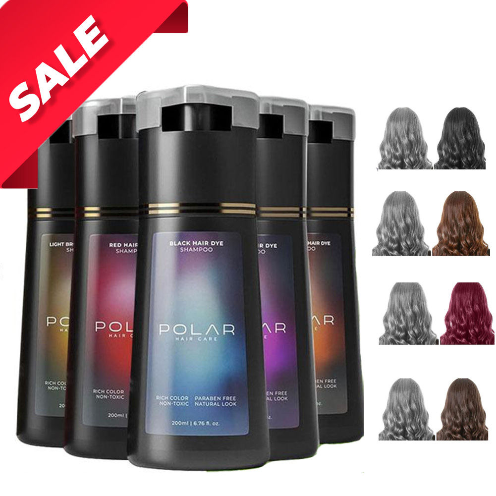 Hair Dye Shampoo For Gray Hair For Women Men Natural Hair Dye Kit Semi Permanent