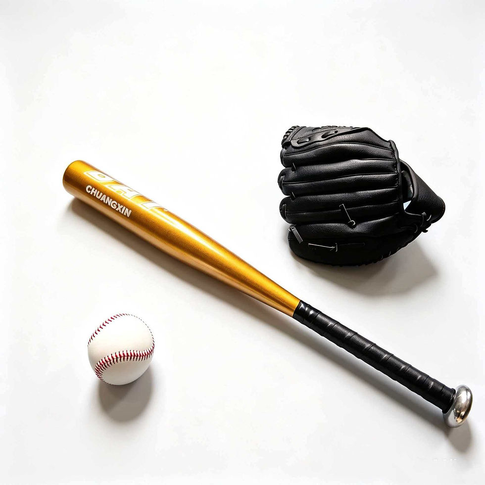 Thumbnail: 3 In 1 Baseball Set for Beginners,Baseball Bat/Baseball Glove/Soft Baseball Ball