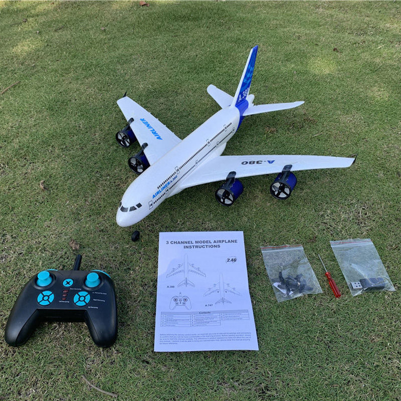 Thumbnail: Rc Plane A380 Remote-controlled Glider Boein Three Channel Fixed Wing Aircraft 2