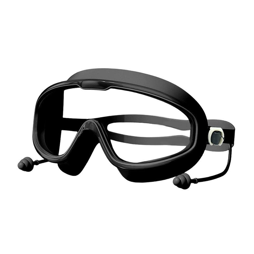Thumbnail: Large Frame Swimming Glasses for Men and Women HD Wide Angle Anti-Fog Anti-Ultra