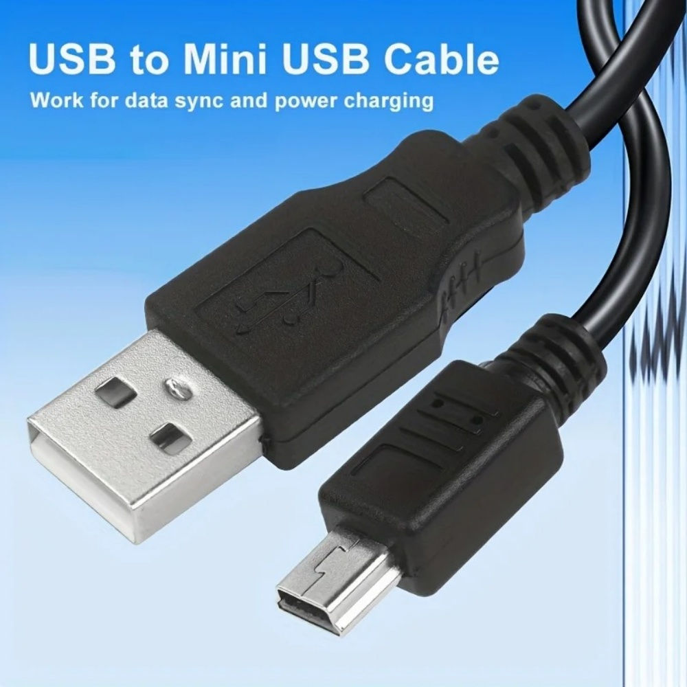 USB To Mini USB Cable 2.0USBA Male to MiniUSB 5 Pin 5P T Port for Devices MP3 MP
