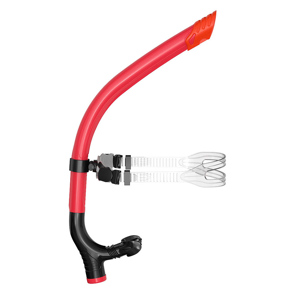 Thumbnail: Original Center-Mount Swimmer's Snorkel for Lap Swimming and Swim Training Silic