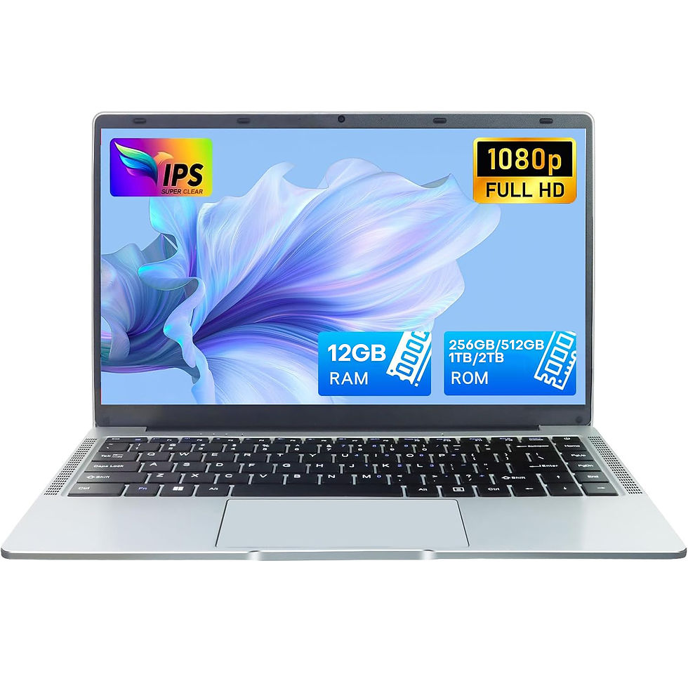 Thumbnail: 14.1" Ultra Slim Windows 11 Pro Laptop Computer intel Atom A3950 12GB RAM 1TB 2T