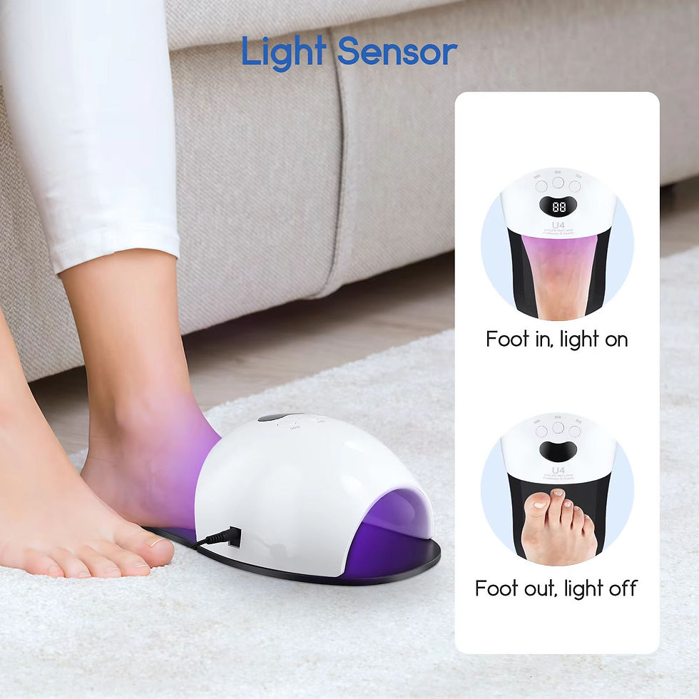 Thumbnail: Nail and Foot Drying Lamp, Quick-Drying, Fast-Drying, Professional Led Curing To