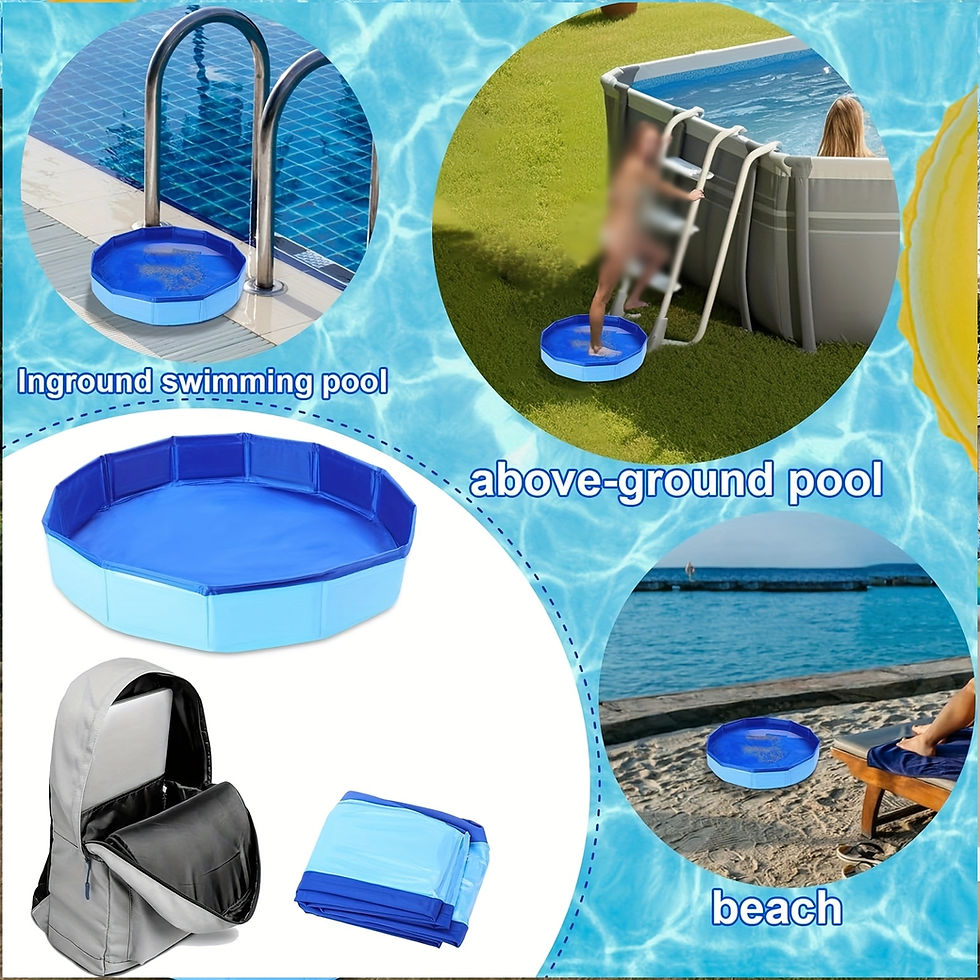 Thumbnail: Inflatable Pool Foot Bath Basin, Swimming Pool Clean Feet, Foot Soaking Bath Bas