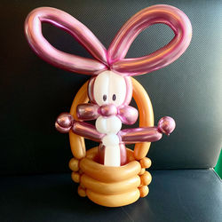 Easter Bunny in a Basket