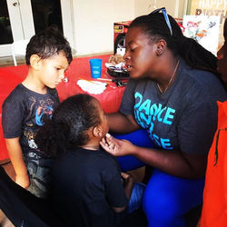 Mika Painting a Face