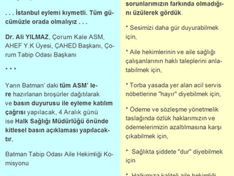 4 Aralık’ta İş Bırakmaya Tüm Türkiye Cevap Verdi