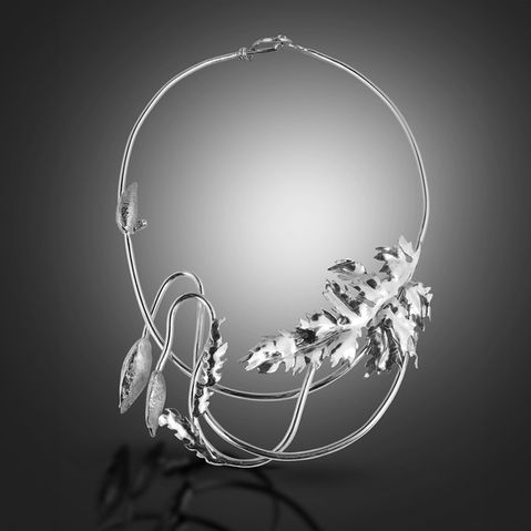 Poppy Circlet by Linda Van Hart of Toll House Studio | Hammered Jewelry Artist
