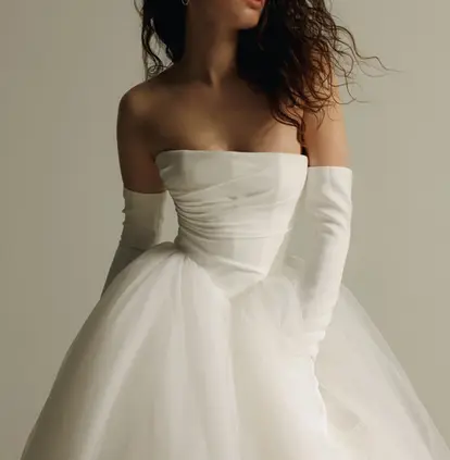 Eva Lendel Bowie Princess Wedding Dress at Elizabeth Kate Crowle Lincolnshire